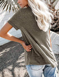 Versatile V-Neck Short-Sleeved Loose T-Shirt_Cwtbls02472