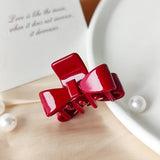 Mini Bow Acetate Hair Clip ? Cute Half-Up Style_Cwaha07242