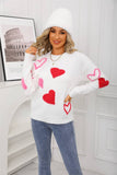 Valentines Day Little Hearts Jacquard Sweater