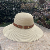 FRENCH STYLE BOW LAFITE GRASS EDGE HATS STRAW_CWAH1169