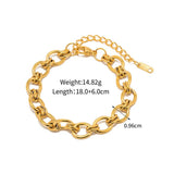 Titanium Steel Cuban Link Chain Bracelet