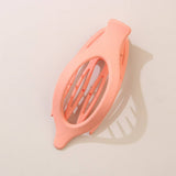 Glossy Matte Oval Hair Clip-Large Duckbill Style_Cwaha07479