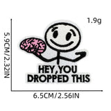 CARTOON CREATIVE BADGE EMBROIDERY PATCH_CWMM4068