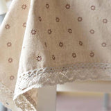 LACE DETAILED MULTI PATTERN TABLECLOTH_CWMM0017