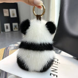IMITATION MINK FUR RED PANDA CAR KEYCHAIN PENDANT_CWMM2482