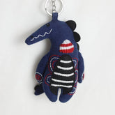 HAND EMBROIDERED CUTE CROCODILE PLUSH CHARM_CWMM6002
