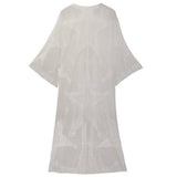 MESH SUN PROTECTION LACE BEACH SWIMSUIT COVER UP_CWMW0686