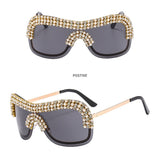 COOL ONE PIECE METAL RIM PUNK SUNGLASSES_CWASG0870
