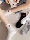 Cute Heart Cotton Ankle Socks Women Casual_Cwshb00069