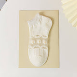 MESH BOAT SOCKS SIMPLE SOLID COLOR GLAS FIBER SOCKS_CWMS0522