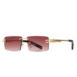 MODERN RETRO SQUARE FRAME NARROW SUNGLASSES_CWASG0435