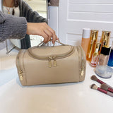 Solid Color Retro High-Grade Pu Cosmetic Bag_Cwab4411