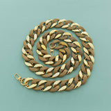 LARGE RESIN ACRYLIC BAG CHAIN WIDE STRAP_CWMM5065