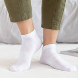 A PACK OF SIX PAIRS OF ALL MATCH SOLID COLOR SOCKS_CWMS1998