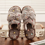 Colorful Butterfly Cotton Slippers_Cwshs0452