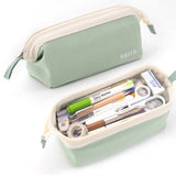SOLID COLOR SIMPLE BOAT SHAPED PENCIL CASE_CWMM1974