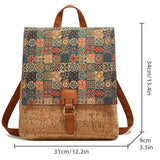 RETRO PRINT LARGE CAPACITY BACKPACK_CWAB2644
