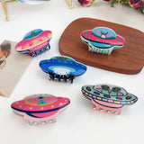 Ufo Alien Hair Claw Cartoon Space Acrylic Clip_Cwaha1495