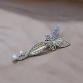 BUTTERFLY HAIRPIN RHINESTONE DUCKBILL CLIP_CWAHA4781