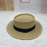Womens Fashion Sun Protection Hollow Flat Cap_Cwah3560