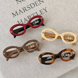 Hollow Sunglasses Acetate Hair Clip Minimalist_Cwaha07768
