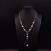 LONG BRAIDED FRESHWATER PEARL SWEATER NECKLACE_CWAJE3887