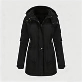 Windproof And Warm Long Hiking Jacket