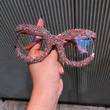 LARGE FRAME FASHIONABLE DIAMOND GLASSES_CWASG0824