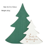 CHRISTMAS TWO TONE PAINTED WOODEN HANGING DECOR_CWAJE05391