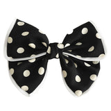 POLKA DOT BIG BOW TEMPERAMENT HAIRPIN_CWASC1064