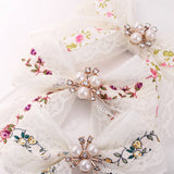 CHILDRENS LACE MESH BOW HAIRPIN_CWAHA2361