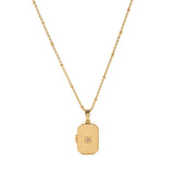 SIMPLE ZIRCON HEART OPENING AND CLOSING NECKLACE_CWMM3781