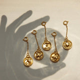 JEWELRY TWELVE CONSTELLATIONS BIKINI DIY PENDANT_CWMM4681