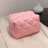 FLORAL COTTON MAKEUP BAG COSMETIC STORAGE POUCH_CWAB4420