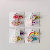 CHILDRENS NEW GEOMETRIC COLOR MATCHING HAIRPIN_CWAHA1813