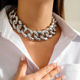 Punk Trend Cool Hip-Hop Thick Chain Necklace_Cwaje1167