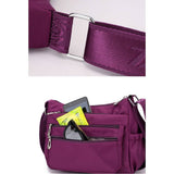 NYLON WATER REPELLENT CROSSBODY SHOULDER BAG_CWASC1744