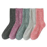 5 PAIRS PER PACK THICK SOLID COLOR SOCKS_CWMS0691