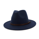 EUROPEAN AND AMERICAN FLAT BRIM HAT JAZZ HAT_CWAH1780