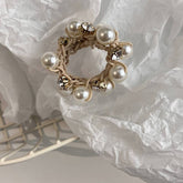 GOLD VERSION PEARLET SCRUNCHIE HAIR TIE_CWAHA0626