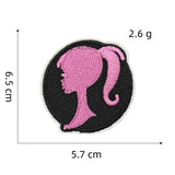 NEW PINK CARTOON EMBROIDERED CLOTH PATCH_CWMM4021