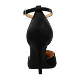 SATIN SHALLOW MOUTH POINTED HIGH HEELED SHOES_CWSHH0052