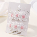 BABY FABRIC BOW BB CLIP SET GENTLE ON HAIR_CWAHA6713