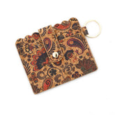 Vintage Cork Card Holder Wallet For Women_Cwab4971