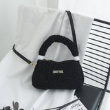 Winter Fashion One-Shoulder Crossbody Plush Bag_Cwab3934