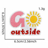 PERSONALIZED COLORFUL ENGLISH EMBROIDERY PATCH_CWMM4029
