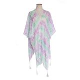 STRIPE PRINT KIMONO FOR WOMENS_CWASC0777