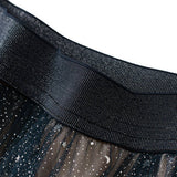 OMBRE STARRY TULLE SKIRT WITH SEQUIN ELASTIC WAIST_CWBMS0390
