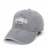Vintage Washed Letter Embroidered Baseball Cap Cwah1536