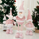 Cwmm9398_Retractable Pink Doll Christmas Window Decoration